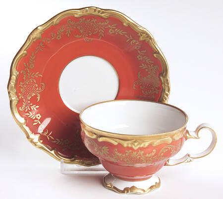 28010 Footed Cup & Saucer Set