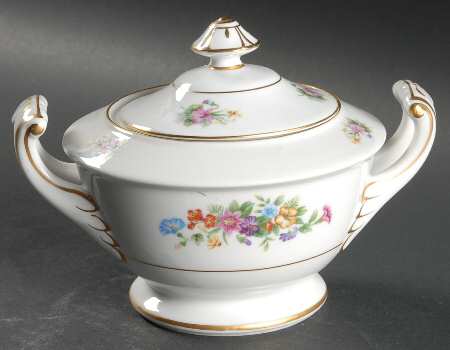 Dresdon Sugar Bowl & Lid