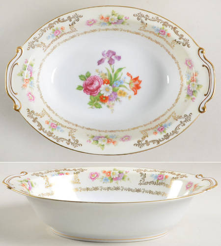 Dresrosa 11" Oval Vegetable Bowl