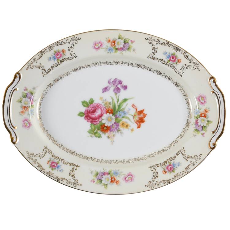 Dresrosa 12" Oval Serving Platter
