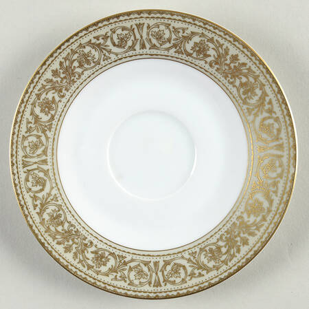 Regency Green (Imperial Wentworth Backstamp) Saucer