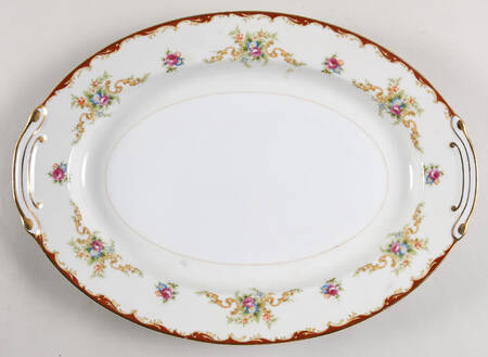 Regency Red 14" Oval Serving Platter