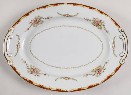 Regency Red 12" Oval Serving Platter