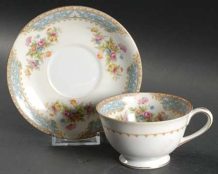 Rhapsody Footed Cup & Saucer Set
