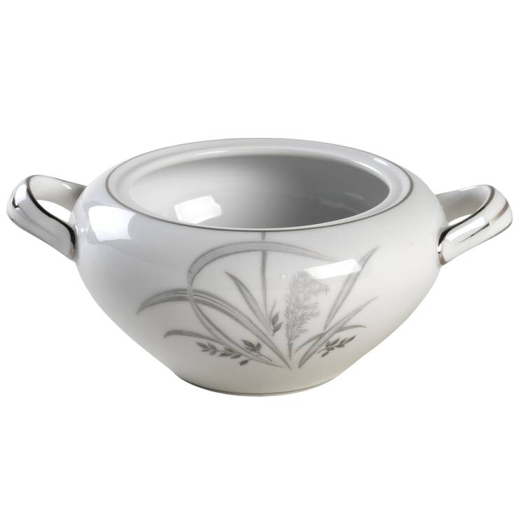Silver Wheat Sugar Bowl No Lid