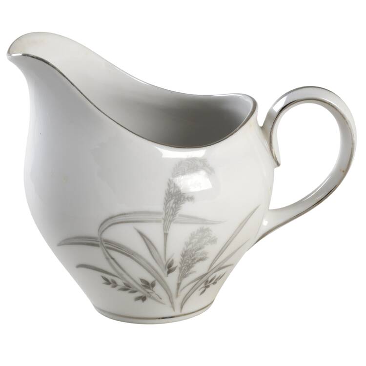 Silver Wheat Creamer