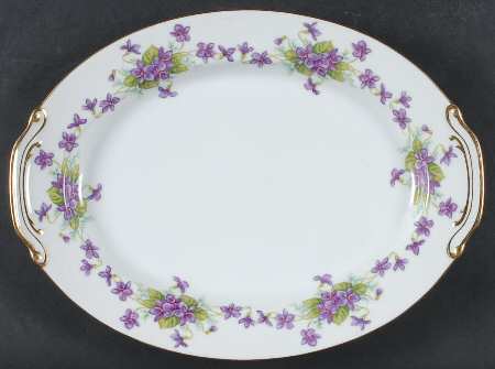 Viola 14" Oval Serving Platter