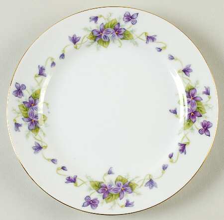 Viola Bread & Butter Plate