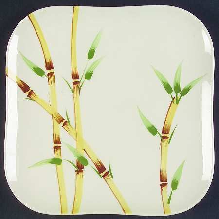 Bambu Cream Salad Plate