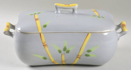 Bambu Gray Rectangular Covered Vegetable
