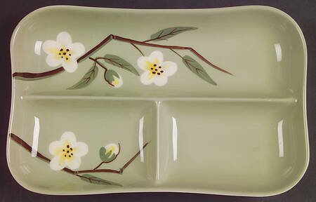 Blossom Celadon 3-Part Relish