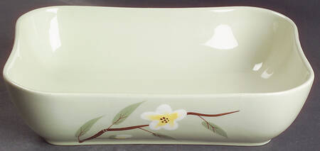 Blossom Celadon 8" Oval Vegetable Bowl