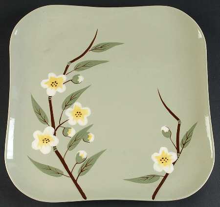 Blossom Celadon 12" Chop Plate (Round Platter)