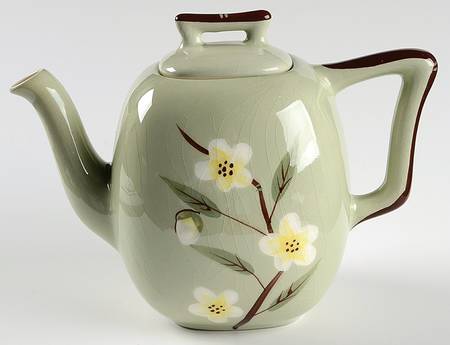 Blossom Celadon Teapot & Lid