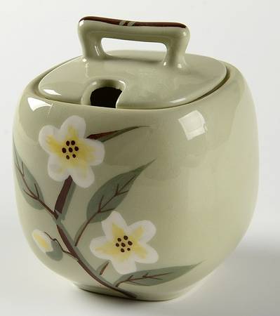 Blossom Celadon Jam/Jelly & Lid