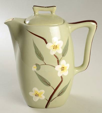 Blossom Celadon Coffee Pot & Lid
