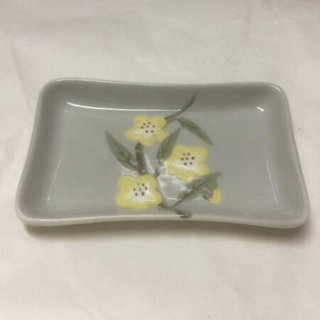 Blossom Gray 4" Trinket Tray