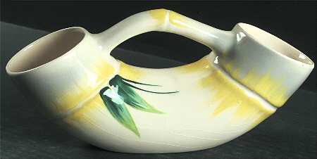 Malay Bambu Gray Double End Vase