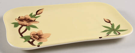 Rose Yellow Snack Plate