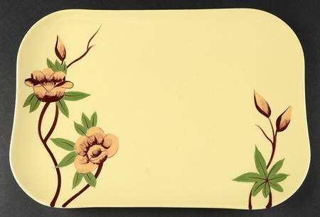 Rose Yellow 13" Oval Serving Platter