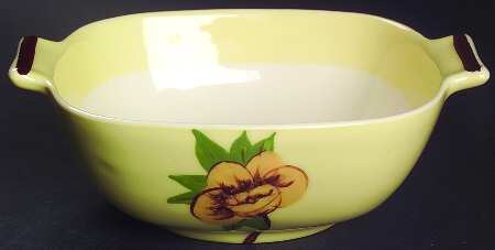 Rose Yellow Lugged Cereal Bowl
