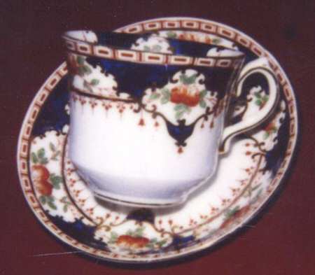 Milan Flat Cup & Saucer Set