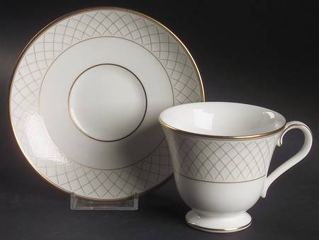 Crosshaven Footed Cup & Saucer Set