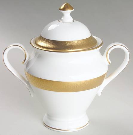 Kells Gold Sugar Bowl & Lid