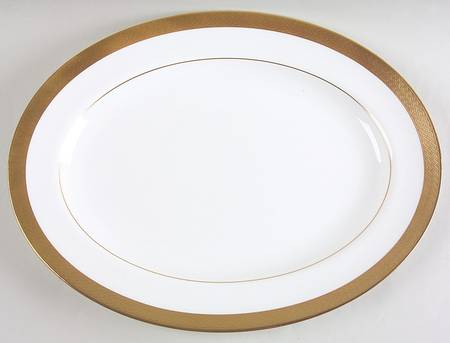 Kells Gold 15" Oval Serving Platter