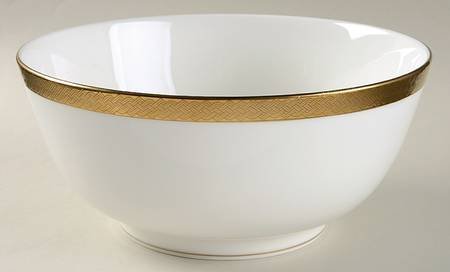 Kells Gold 9" Salad Serving Bowl
