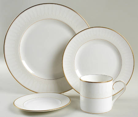 Lismore Gold 4 Piece Place Setting