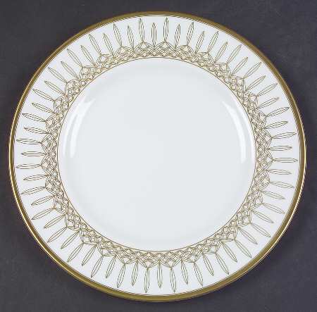 Lismore Gold Accent Salad Plate