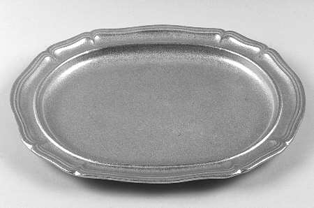 Country French (Armetale, Hollowware, Satin) 14" Oval Serving Platter