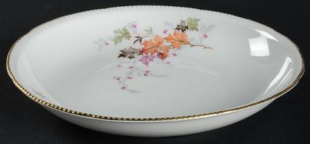Autumn (Rim, Gold Trim) Coupe Soup Bowl