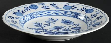 Blue Onion Large Rim Soup Bowl