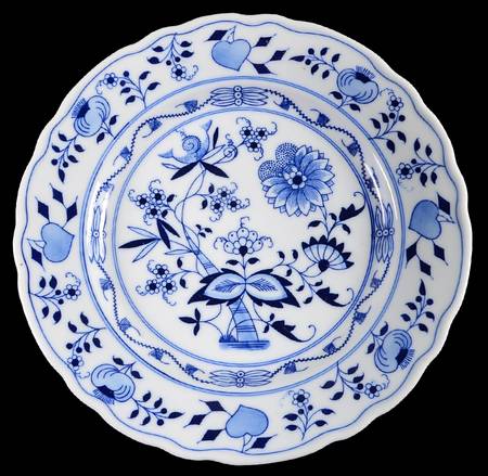 Blue Onion Salad Plate
