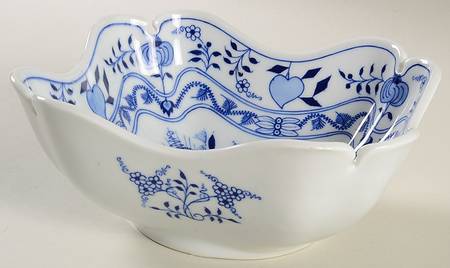 Blue Onion 7" Square Vegetable Bowl