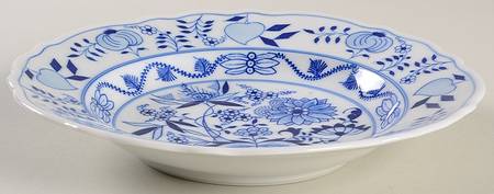 Blue Onion Rim Soup Bowl