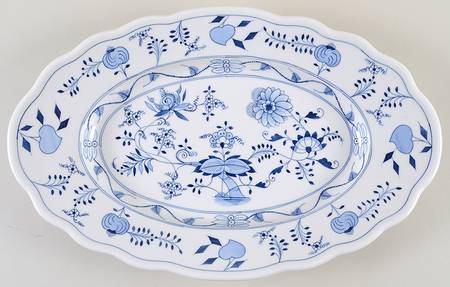 Blue Onion 18" Oval Serving Platter