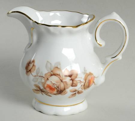 Brown Bouquet (Gold Trim) Creamer