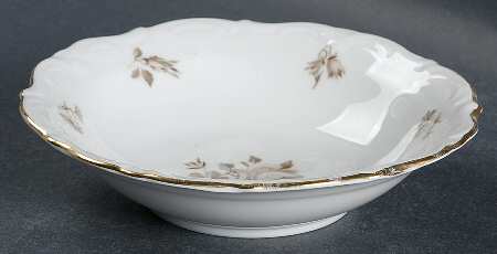 Dawn Rose (Gold Trim) Fruit/Dessert (Sauce) Bowl