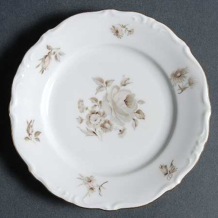 Dawn Rose (Gold Trim) Bread & Butter Plate