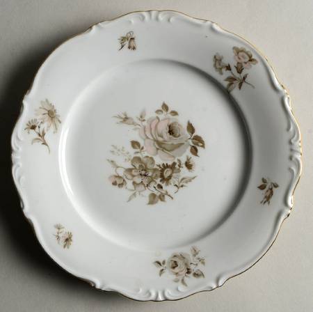 Dawn Rose (Gold Trim) Salad Plate