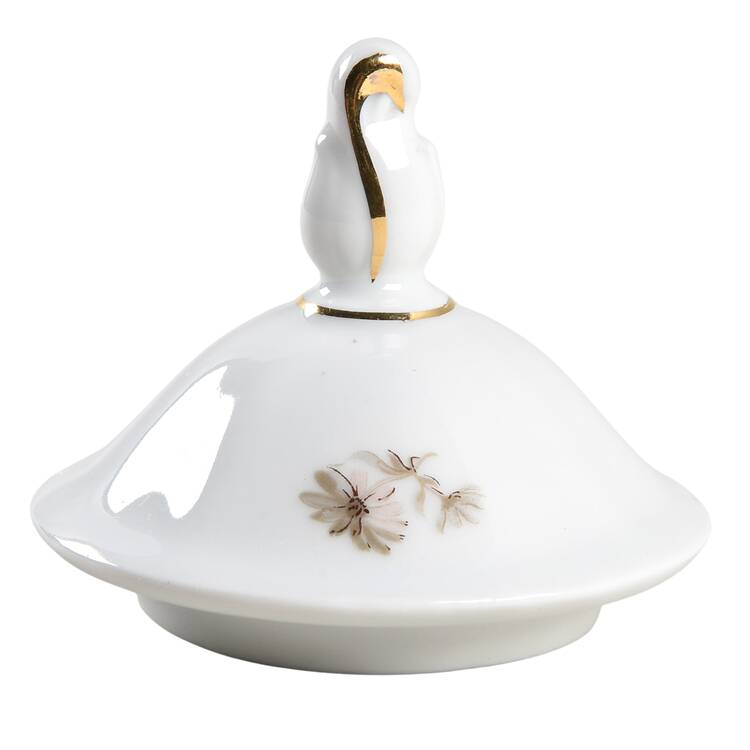 Dawn Rose (Gold Trim) Lid for Sugar Bowl