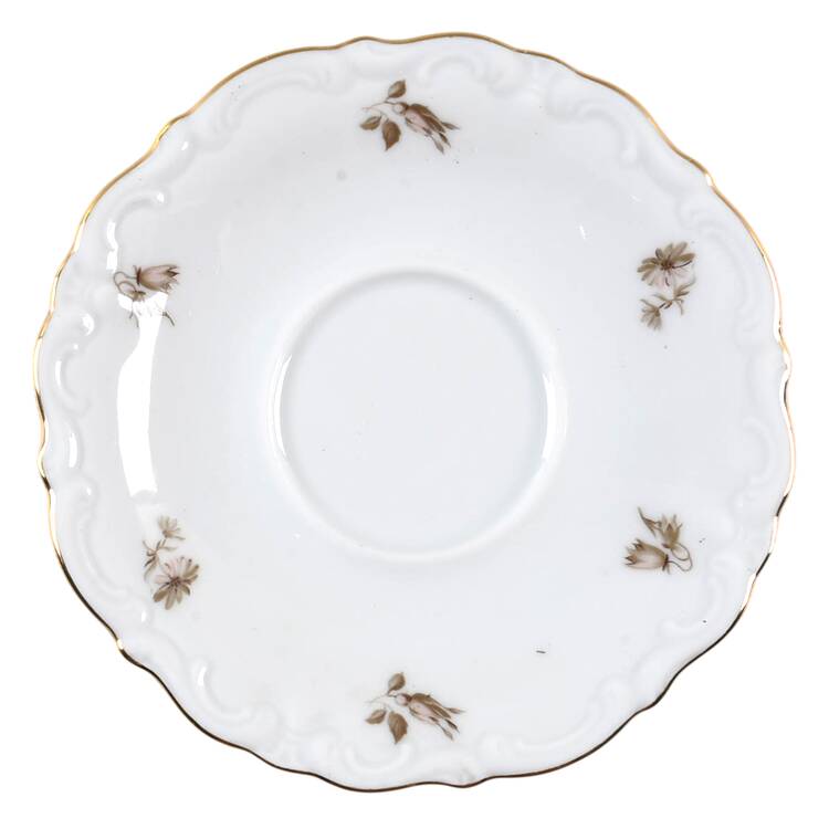 Dawn Rose (Gold Trim) Saucer