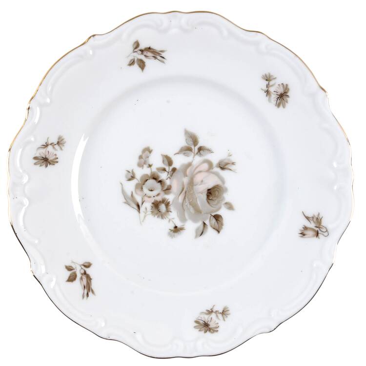 Dawn Rose (Gold Trim) Bread & Butter Plate