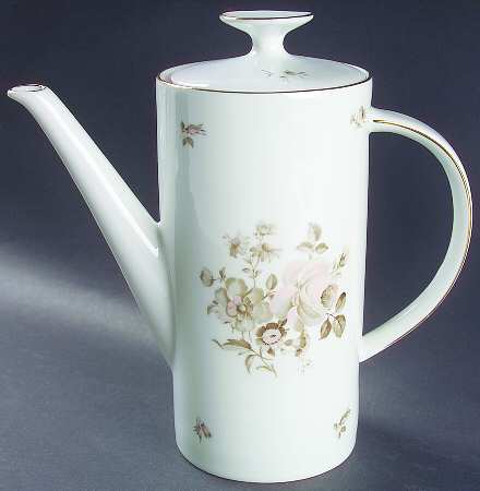 Dawn Rose Coffee Pot & Lid