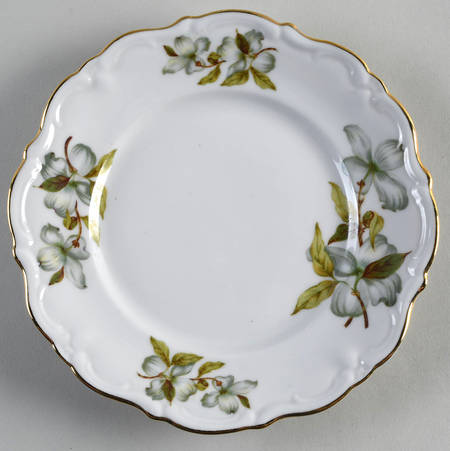 Dogwood (Scalloped, Rim) Salad Plate