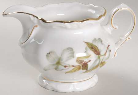Dogwood (Scalloped, Rim) Creamer