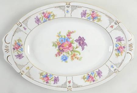 Dresd 15" Oval Serving Platter